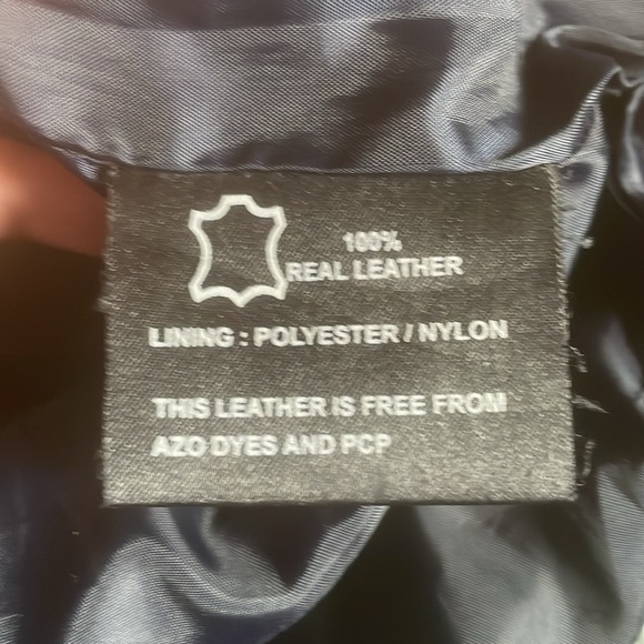 Unisex leather distressed jacket - Picture 5 of 5